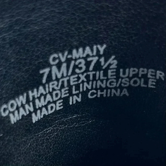 Crown Vintage Maiy Chelsea Boots Size 7 Hair Calf Animal Print - Picture 9 of 11